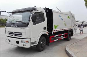 China Dongfeng 4*2	Garbage Compactor Truck 120Hp Self Loading and Discharge Garbage Truck on sale