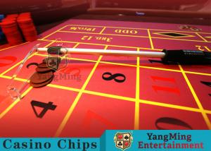  Casino Poker Table Dedicated Adjustable Chip Rake 2-Section Telescope Aluminum Poker Chip Rake Manufactures