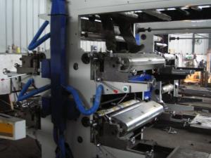 China Plastic Film / Bag Printing Machine 4 Color Flexographic Printing press on sale