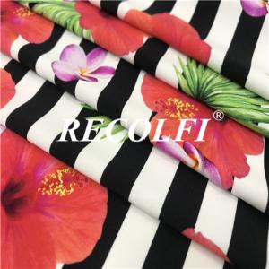 China Free Cuttable Stretchy Ribbed Swimwear Fabric for High Waisted Bikini UK on sale