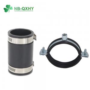  Mirror Polished Flexible Wholease Black Double Galvanized Pipe Clamp with EPDM Rubber Manufactures