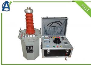 China Electrical Oil Insulation Hipot Test Kit With HV Transformer 5KVA/50KV AC DC on sale