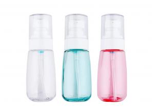 China Blue Pink Cosmetic Plastic Bottles Customized Capacity And Colors on sale