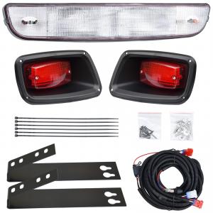 China Golf Cart Halogen Headlight & LED Taillight Kit Compatible With EZGO TXT on sale
