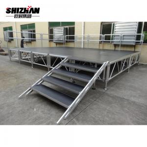 China Movable stage platform Concert Wooden Portable Stage Stairs on sale