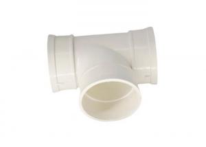  40 Pvc Pressure Pipe Fittings Tee Polyvinyl Chloride For Drainage Manufactures