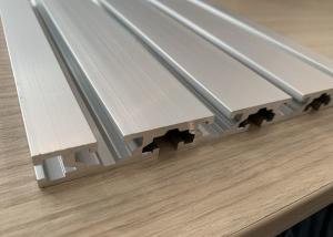  6063 T5 T Slot Aluminum Extrusion Profiles Silver Anodized 6000 Series Manufactures