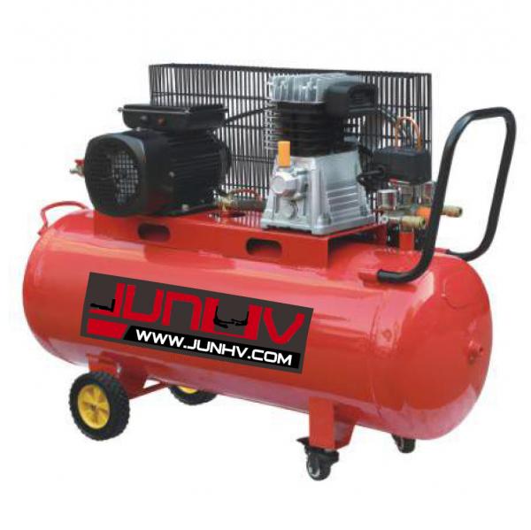 Quality 220V Oil Lube Auto Shop Air Compressor 3HP 250 Air Displacement L/Min - CFM 100L for sale