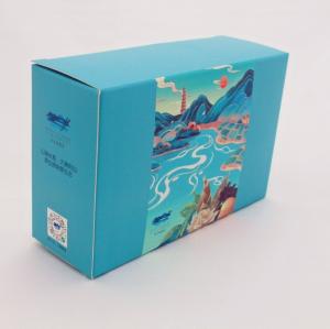  ISO9001 CMYK Blue Paper Corrugated Mailer Boxes Custom Toy Boxes Manufactures