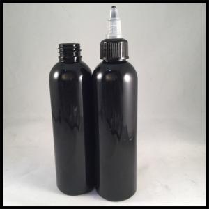  Black PET E Liquid Bottles ropper Container With Childproof Caps Health / Safety Manufactures