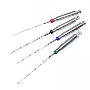  21 / 25mm Length Endo Rotary Files , Engine Use Dental Endo Files 25-40# Size Manufactures