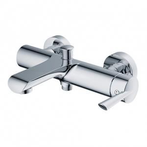 China Contemporary Deck Mounted Tub Faucet with Ceramic Cartridge , No Leakage on sale