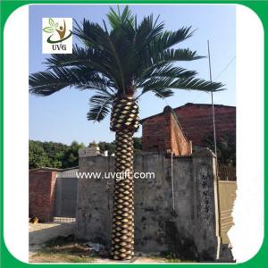 China UVG PTR030 large artificial canary date palm tree for outside garden decoration on sale