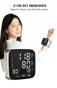 China Portable Digital Wrist Blood Pressure Monitor Health Sphygmomanometer Accurate on sale