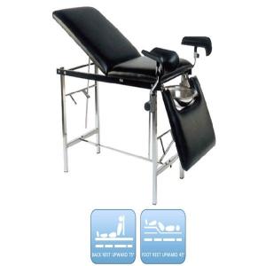 China Hospital Delivery Bed Stainless Steel Leg Holder With Height Adjustable on sale
