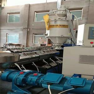 China Single Screw PE Pipe Extrusion Line , PE Pipe Machine For PE Water Pipe Production on sale