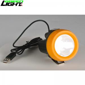  Lightweight LED Mining Hard Hat Lights 10000lux GL2.5-C For Underground Manufactures