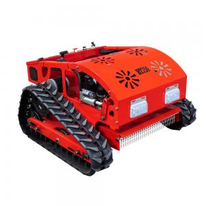 China 7.5Hp Engine Power Electric Automatic Lawn Mower Crawler Intelligent Design on sale