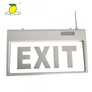 China hot sale Exit Sign LED Emergency Light LED recharging Emergency Exit Sign emergency exit light on sale