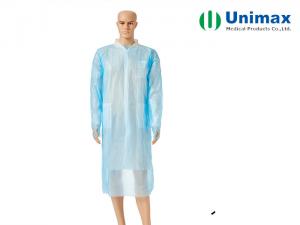  45g Disposable Non Woven Isolation Gown Beauty Salon SPA Use Manufactures