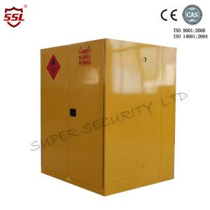  Customized Metal Chemical Storage Cabinet Paint Yellow With Leak-Proof Sump & Dual Vents Manufactures