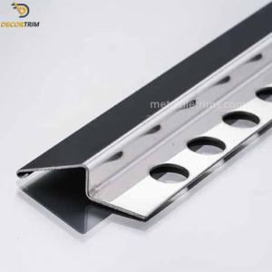 China Stainless Steel Floor Transition Strip For Different Level Floors 8k Mirror ODM on sale