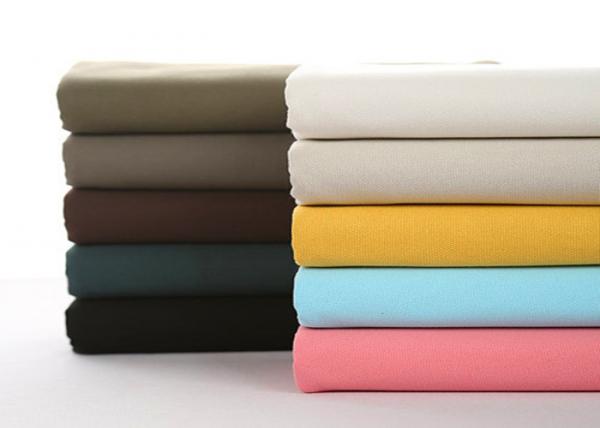 Quality High Purity 100 Cotton Canvas / Dyeing Cotton Fabric Tear - Resistan for sale