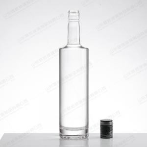  Glass Bottle Transparent Customized Mini 100ml 300ml 400ml for Alcoholic Beverage Manufactures