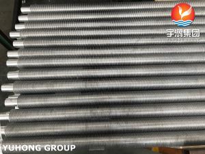  ASME SA213 TP304 Extruded Fin Tube Stainless Steel + Al Fin for Economizer Manufactures