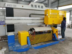  CNC Circular Stone Slab Polishing Machine 1300mm Processing Length Manufactures
