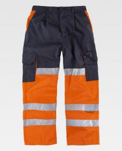  Workers Orange Hi Vis Trousers / Safety And Fashion Mens Work Pants Manufactures