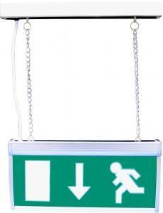  Hanging LED emergency exit sign light with CE ROHS Manufactures