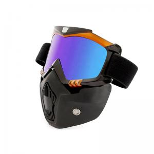 Dust Proof White Motocross Goggles Multipurpose For Outdoor Sports