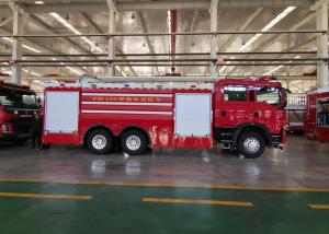 China ATM / AT Transmission Two Row Cab Commercial Fire Trucks With 6 Seats 213kw on sale