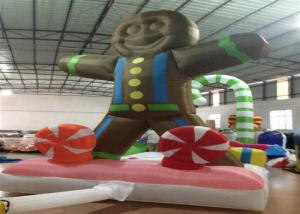 Commercial Activities Inflatable Christmas Decorations Cookie 4 X 2.8 X 4.5m Manufactures