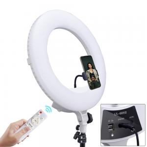  3200K-5500K Bi Color Cordless Ring Light Battery Operated 48W Makeup Circle Light Factory Price Manufactures