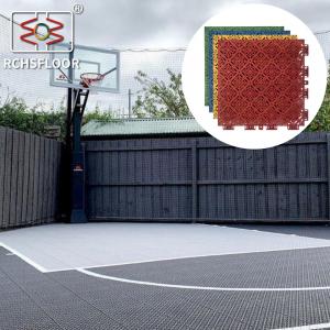 China Tennis Court Polypropylene Interlocking Tiles 304.8mm*304.8mm Outdoor Court Tiles on sale
