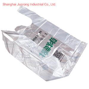  Takeaway T Shirt HDPE Plastic Bags Side Gusset Type Manufactures