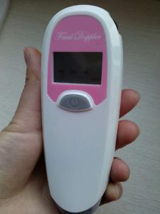  Mini size portable pink color pregnancy baby heart monitor, pocket fetal doppler Manufactures