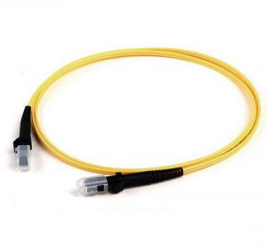 China yellow cable MTRJ Singlemode OFNR Corning Fiber Optic Patch Cord Insertion Loss  on sale
