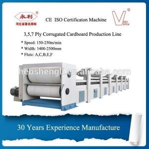 China 200 M/M Corrugated Carton Production Line , Corrugated Box Manufacturing Unit on sale