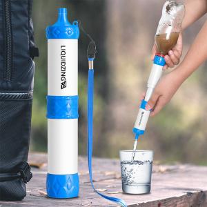 China LIQUIDZING Portable Water Purifier Personal Water Emergency Preparedness Survival Gear Backpacking for Hiking Camping on sale