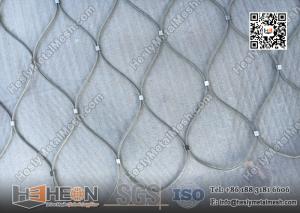 China PVC coated Stainless Steel Wire Cable Mesh | China Wire Rope Mesh Supplier on sale