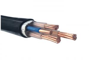China N2XH IEC60332-3 XLPE Low Smoke Zero Halogen Free Power Cable 4x10MM2 on sale
