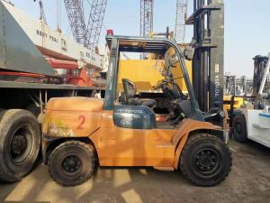  5t Toyota 7FD50 Used Diesel Forklift With Round Holding Clip Manufactures