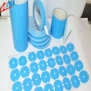  Silicone Elastomer 50 Shore A White Thermal Adhesive Tape for LED Fluorescent Lamp 0.8 W/mK Manufactures