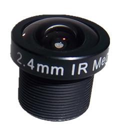  5MP 1/2.7 Fisheye Lens M12 Mount 2.4 mm HD Megapixels Lens Wide Angle CCTV Lens For Security Camera Manufactures