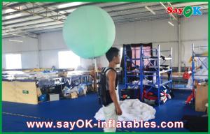 China 80cm DIA Inflatable Backpack Ball Lighting Nylon Cloth Windproof For Advertising on sale