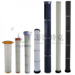  Pulse Jet Bag Cartridge Filter Element For Dust Collecting 153 * 1000mm Dimension Manufactures