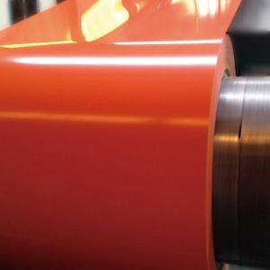  36 Gauge Prepainted PPGL Steel Coil Front Coating Steel Strip Roll 0.12mm Thickness Manufactures